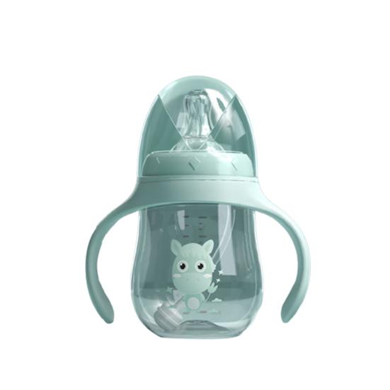 180ml/240ml/300ml Baby Bottles Lightweight Multifunctional Soft Wide-Caliber Feeding Bottle for Home