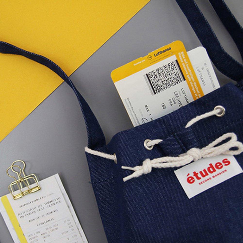 [SECOND MANSION] Ketudes Bucket Bag, Casual Shoulder Bag (Second Mansion) (DENIM BLUE)