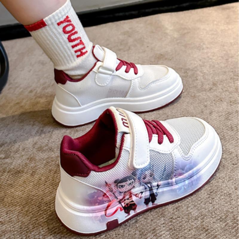 Nezha Casual Shoes for Children and Young Children Sports Cartoon Sneakers Shoes Non-slip Children's Sneakers Sports Shoes