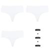 CINOON 3Pcs/Lot Temptation Panties Women Traceless Ice Silk Underwear Sexy High Waist G String Thong Comfortable Bikini Female Lingerie