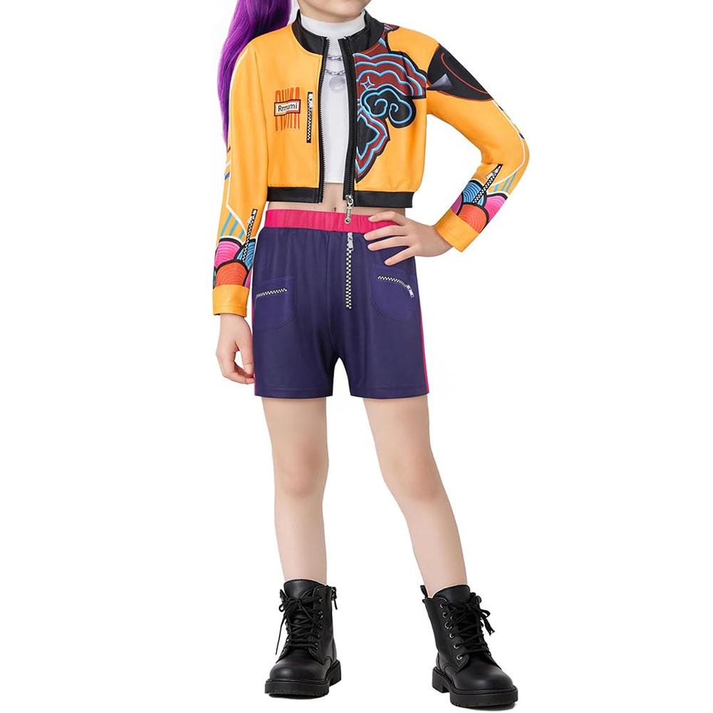 K-POP Dívčí skupina Lovci démonů Cosplay kostým Set - Lumi, Mila, Zoe Halloween Představení