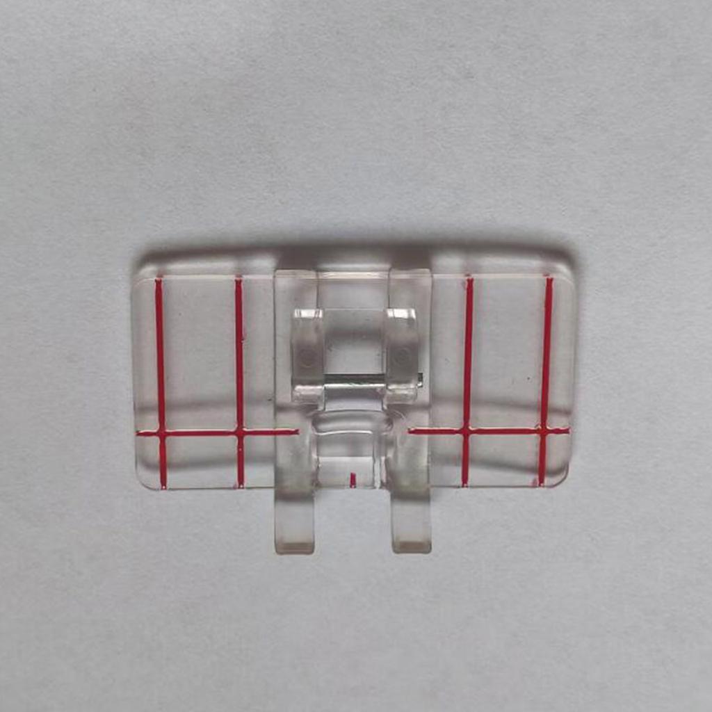 4 Pieces Sewing Machine Foot Straight Stitching Foot Sewing Machine Presser Foot Set for Household Sewing Machines