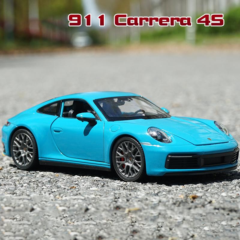 Welly 1/24 Porsche 911 Carrera 4S Alloy Car Model Diecasts & Toy Vehicles Collect Car Toy Boy Birthday Gifts