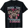 Raccoon Rizz Em With Tism Funny Saying Autism Meme Men Women Unisex T-Shirt