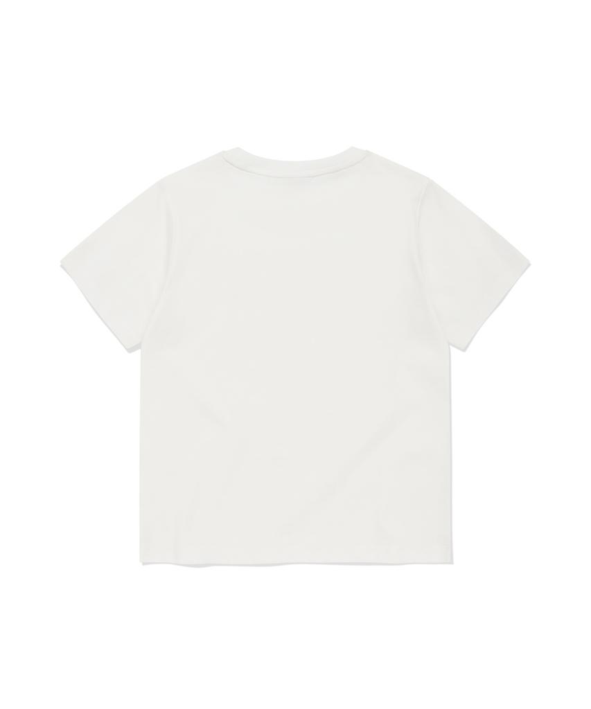 WACKY WILLY [26Ss] Women'S Big Lily Graphic Short Sleeve T-Shirt White