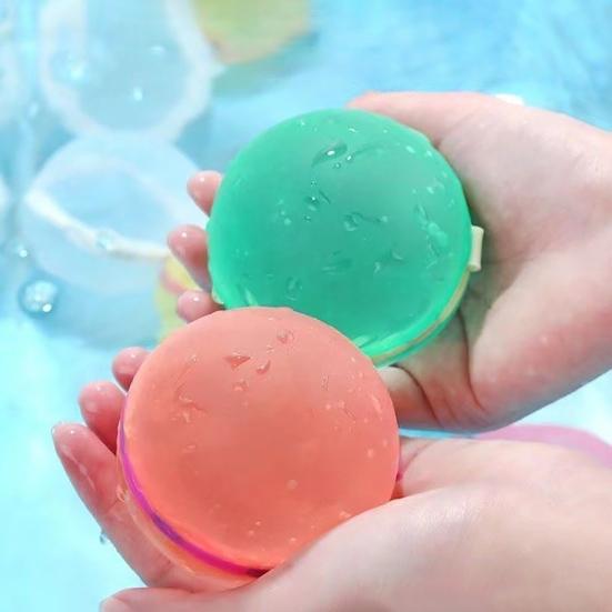 Reusable Water Balloons Magnetic Self Sealing Water Bombs for Kids Eco-Friendly BPA-Free Silicone Outdoor Summer Pool Beach Water Fight Toys