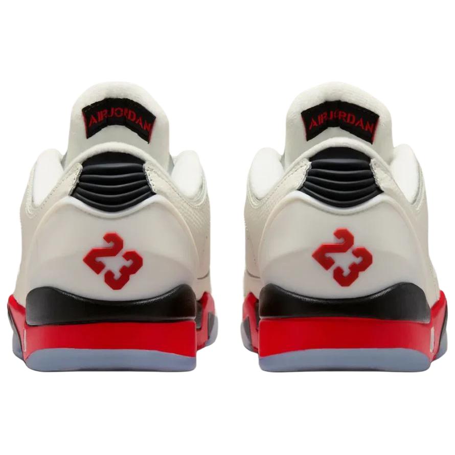 Air Jordan Sixty Plus Low Fire Red Unisex Sneakers White Sail Fire-Red-Black-Reflect-Silver IH2047-100