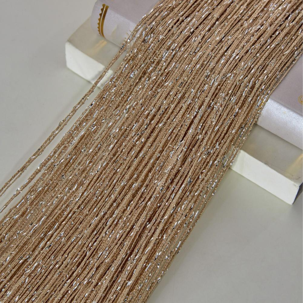Door Strings Curtain Decorative Tassel Backdrop Glittery Doorway Curtain Panel for Bedroom Room Divider Elegant Wedding for Home