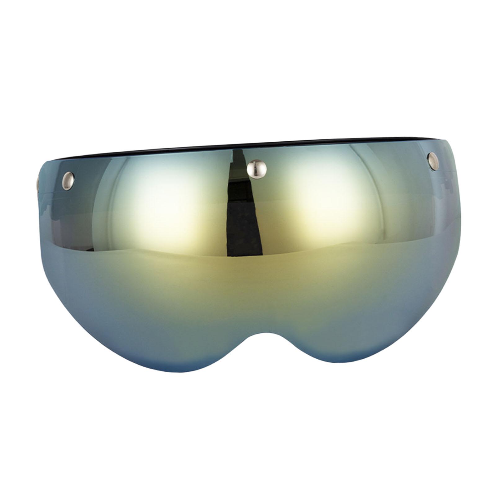 

Забрало для шлема Защита для шлема Простая установка Совместимый Откидной золотой