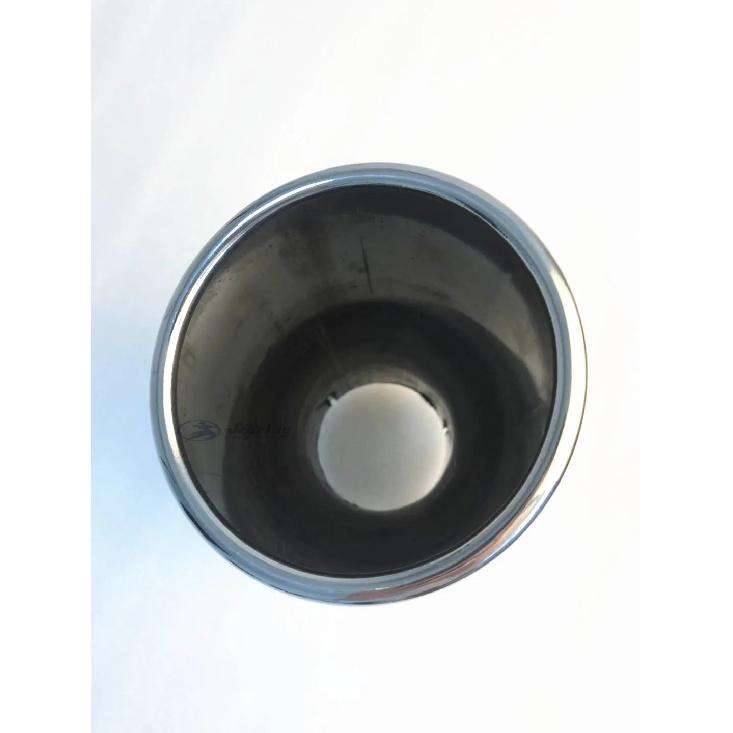 Automobile Muffler Modified Tail Pipe Stainless Steel Silver Large Caliber 114 Universal Tail Throat Oblique Exhaust Head Slight