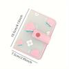 1pc-Small Cute Card Bag -Secure Snap Button Closure, and Elegant Aesthetic Compact, Portable, and Designed Specifically for Wome