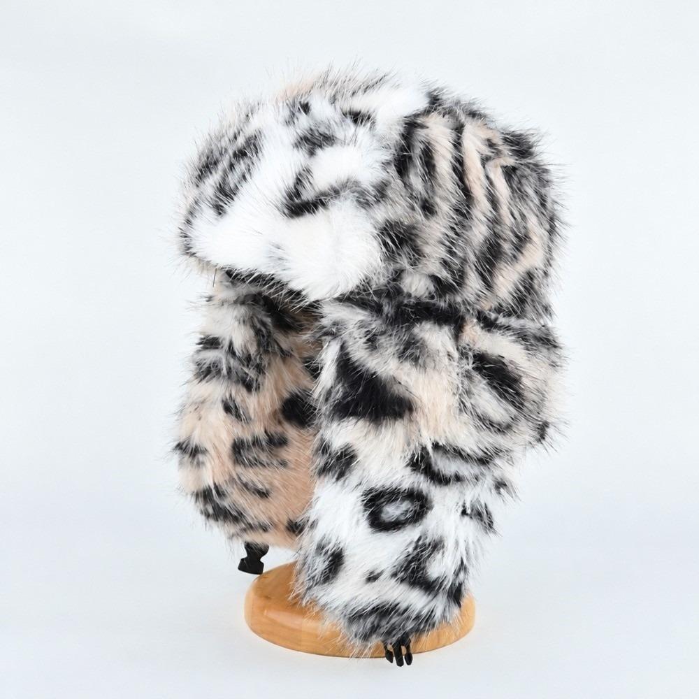 Thickened Winter Hat Windproof Earflap Hat Soft Faux Fur Hat Unisex