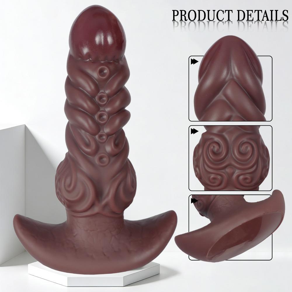 Realistischer Tier-Silikon-Analstecker Unisex Anal-Expander Erwachsenenspielzeug