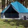 VidaXL Tente familiale tipi 8 personnes bleu imperméable, tente, tente de jardin, abri extérieur, tente de camping, abri de 94589