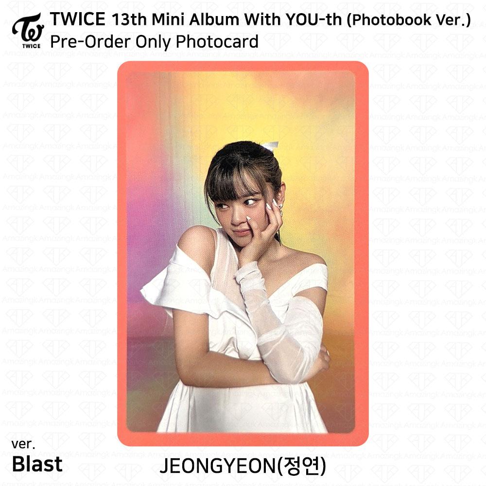 Twice 13. Mini-Album mit YOU-th Youth Photocard Poster Film Sticker Jeongyeon KPOP K-POP