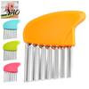 Effortless Food Prep Gadget Stainless Steel Potato Cutter, Wavy Blade French Fry Slicer, Manual Non Slip Handle Vegetable Cutter Energy Saving Chopper