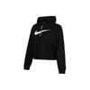 Nike Podzimní sportovní mikina s potiskem loga pro ženy černá