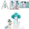 Hatsune Miku White Rabbit Girl Silky Cosplay Costume For Anime Stage Performance