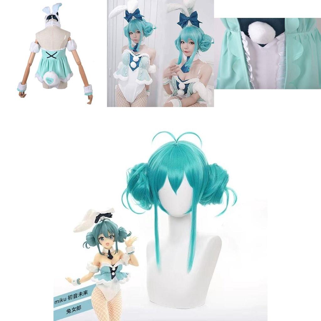 Hatsune Miku White Rabbit Girl Silky Cosplay Costume For Anime Stage Performance