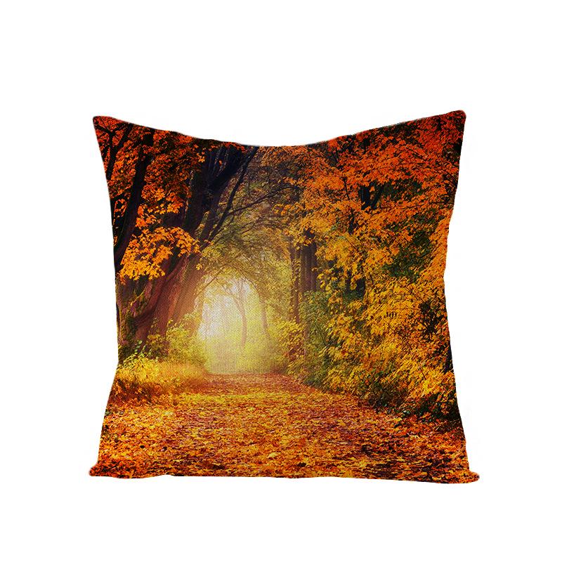 Zuhause Tropische Pflanze Grüne Blätter Polyester Kissenbezug Zuhause Nordischer Ins Stil Kissen Lendenkissenbezug