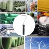 Fiberglass Roller Aluminum Alloy Ergonomic ABS Handle High Strength Laminating Bubble Roller Fiberglass Paddle Roller