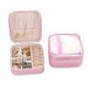 PU Leather Earrings Storage Case Large Capacity Mini Jewelry Display Box  Travel