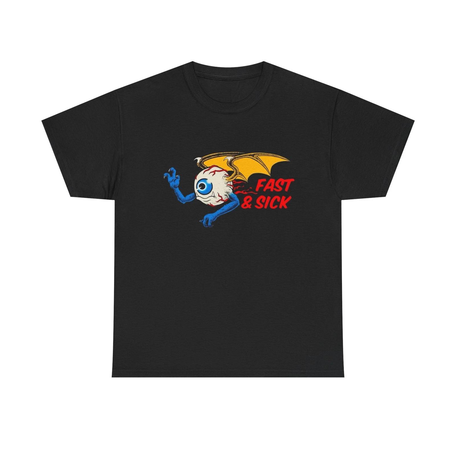 Slick And Fast Graphic T Shirt Unisex Heavy Cotton Tee Gift S