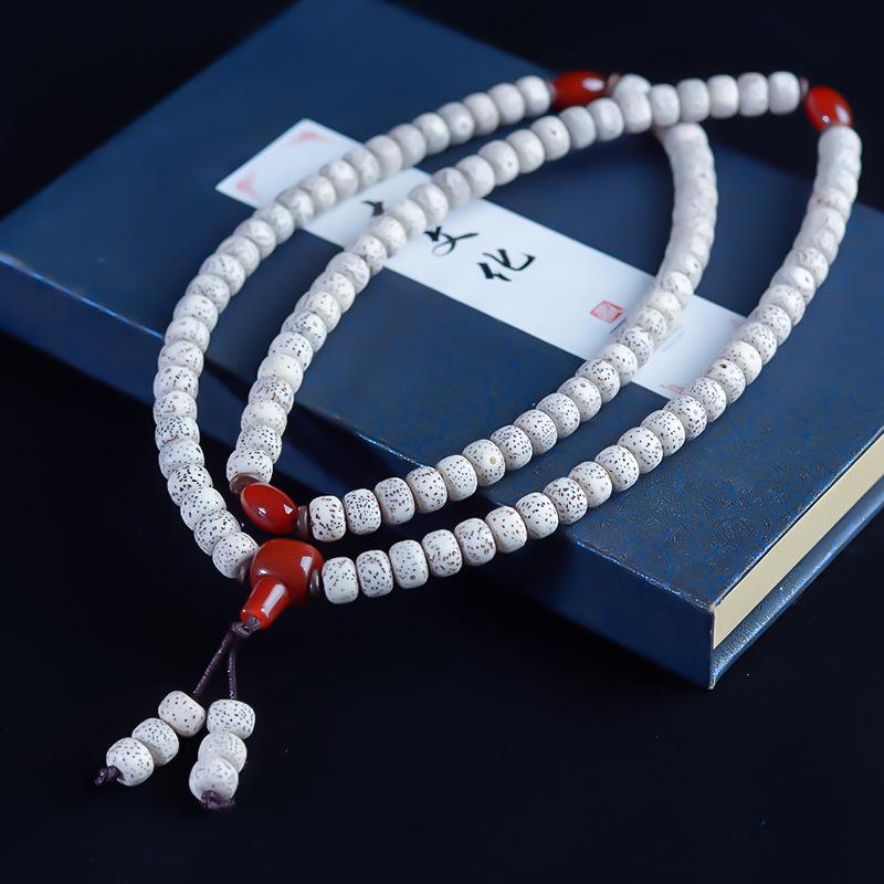 Star & Moon 108-Bead Bodhi Bracelet for Men & Women
