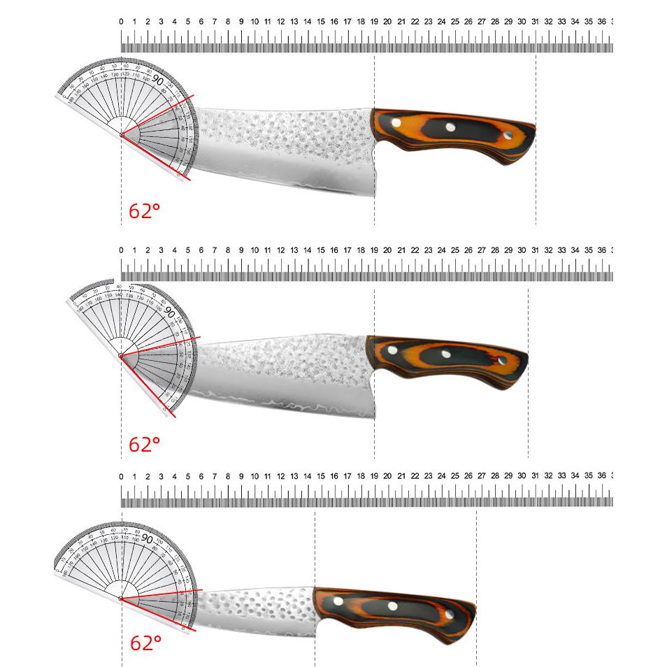 Sharp Kitchen Knife Damascus Steel Blade Sharp Chefs Cleaver Kiritsuke Utility Slicing Sashimi Sushi Kitchen Knives Wood Handle