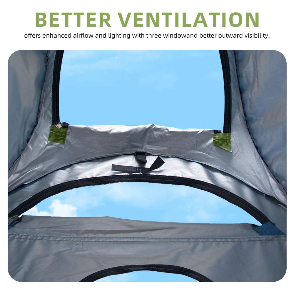 Stand Up Tents for Camping  Spacious and Portable Privacy Shelter with Excellent Ventilation Perfect for Outdoor Toilet