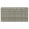 vidaXL Gartenbox Poly Rattan 100x50x50 Cm Grau