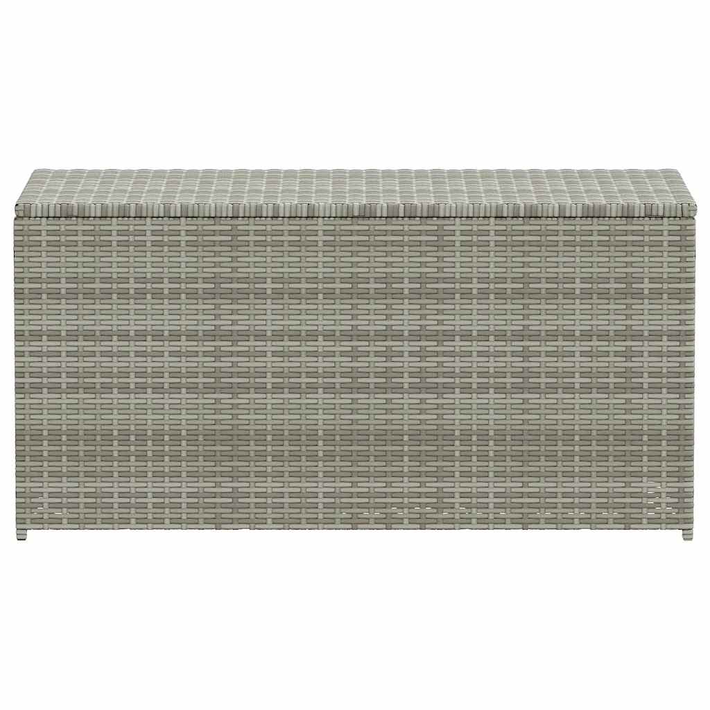 vidaXL Gartenbox Poly Rattan 100x50x50 Cm Grau