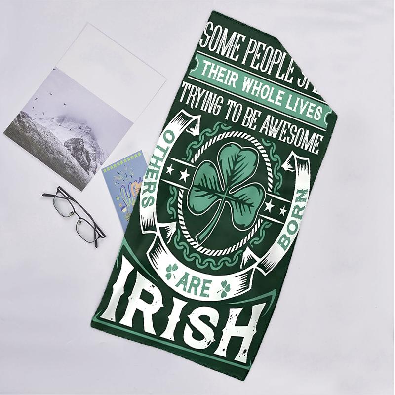 Irish Fashion Beach Towel: Ideal for Summer Adventures Soft, absorbent and quick drying suitable for swimming and bathing