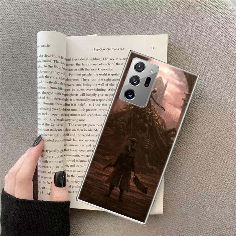 Game Bloodborne Phone Case For Samsung Galaxy S25 Edge S24 S23 FE S22 S26 Ultra S21 S20 S10 Plus Capa Soft