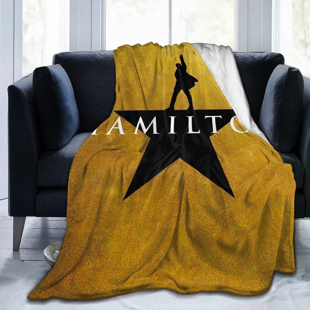 Hamiltons Musical Blanket Flannel Textile Decor Multi-function Ultra-Soft Throw Blankets for Home Couch Bedspreads