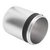 Coffee Machine Dosing Cup Wide Mouth Aluminum Alloy Easy to Use Coffee Powder Cup for Portafilters 51mm 53mm Black