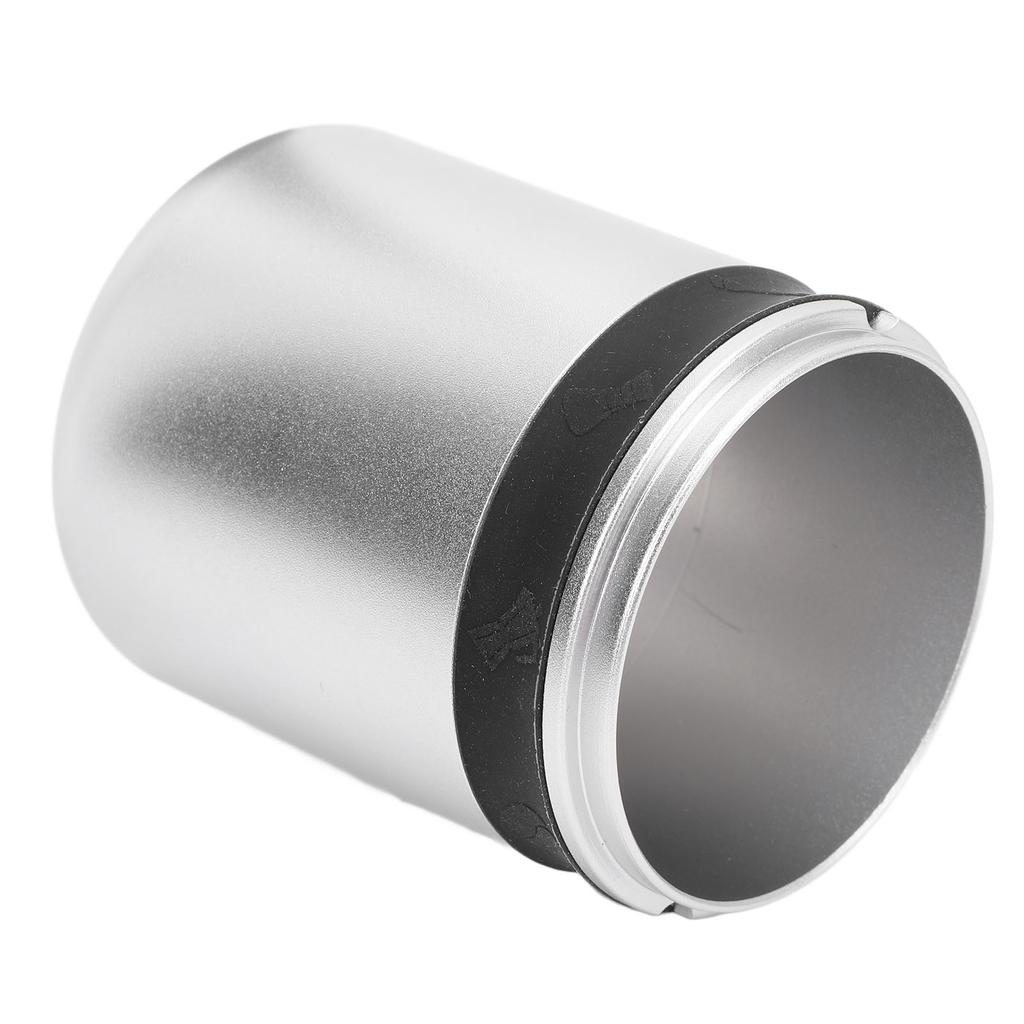 Coffee Machine Dosing Cup Wide Mouth Aluminum Alloy Easy to Use Coffee Powder Cup for Portafilters 51mm 53mm Black