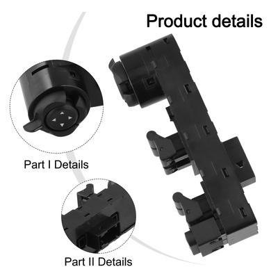 Electric Window Master Switch for Jeep For Renegade and For Liberty 2016 2025 OEM Part Number 735648127 Front Left