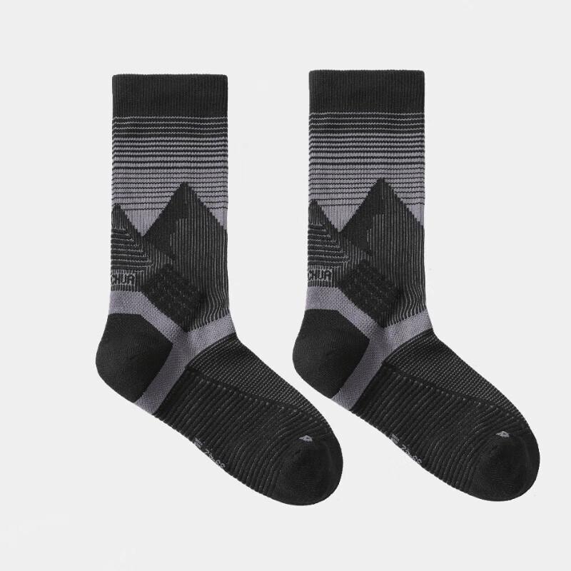 Decathlon Mountain Hiking Mid-Calf Socks (2-Pair Pack)