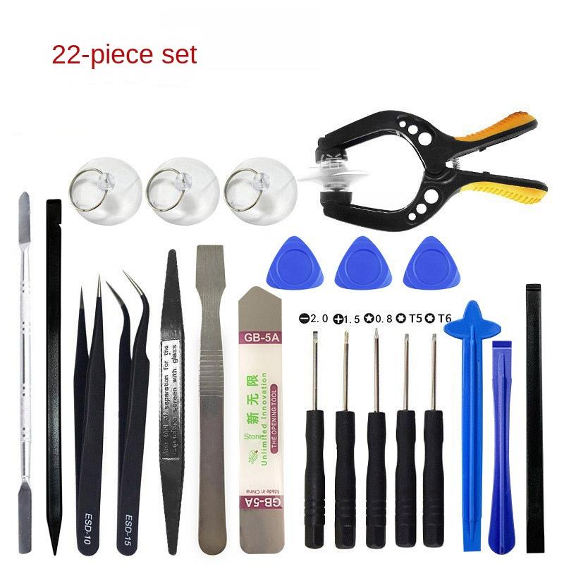 22/24/26 IN 1 Screen Opening Mobile Phone Kit Tweezers Screwdrivers Disassemble for iPhone Samsung Remove Screen Repair Tool