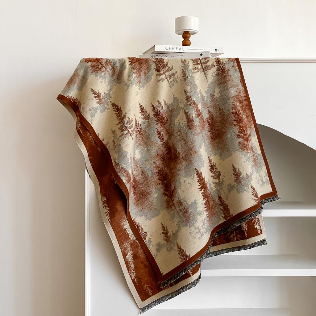  New Luxury Design Winter Two-Sided Cashmere Print Scarves High Quality Women Thicken Wrap Shawl Ladies Brand Pashmina Scarf
