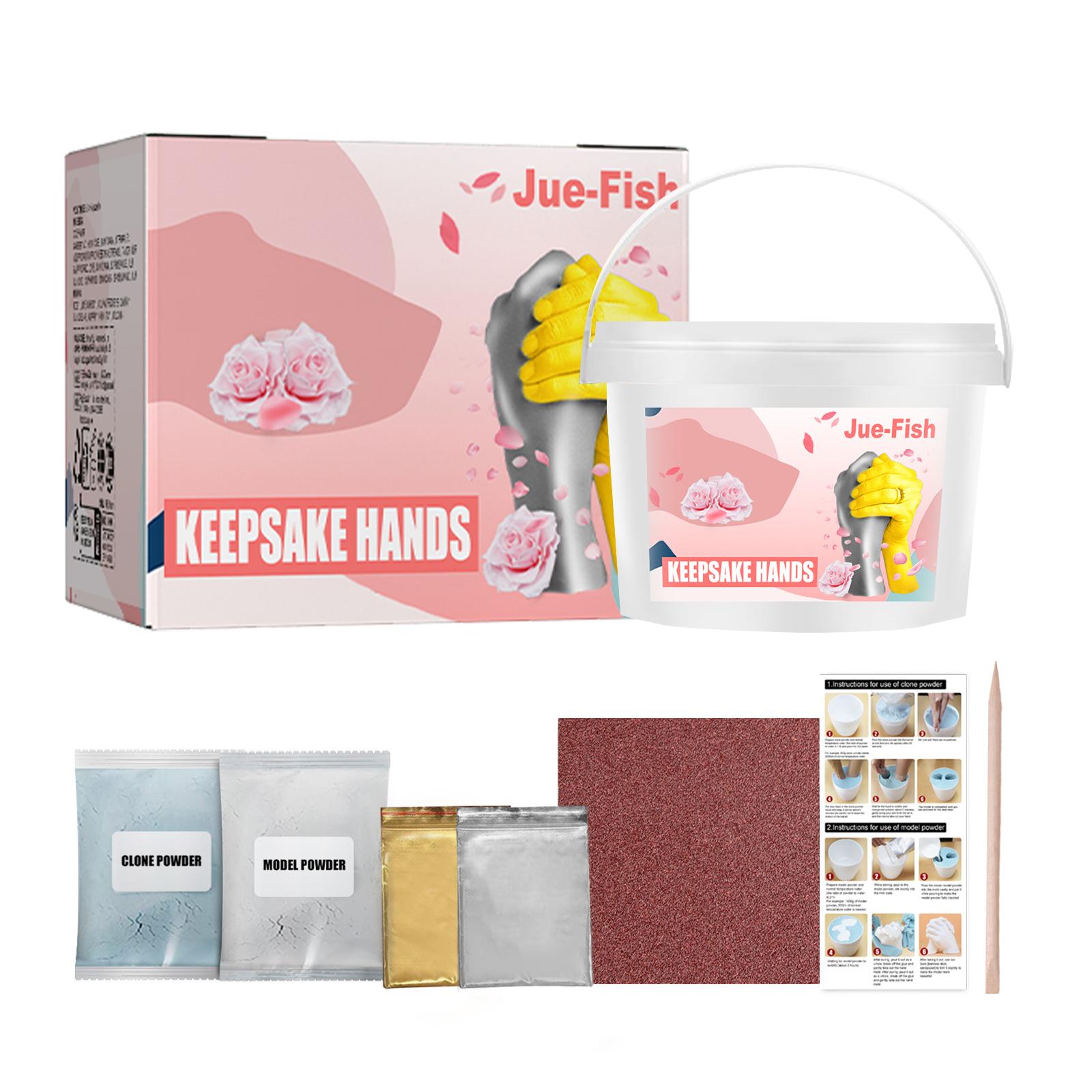 DIY 3D Stereoscopic Hand Mold Kit - Create Custom Hand Cast Models, Heartfelt Gift for Mother’s Day & Valentine’s Day