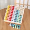 Wooden Nine Nine Operations Multiplication Table Building Blockmathematical Operations Practice Calculation Board Puzzle Early Education Learning Toys