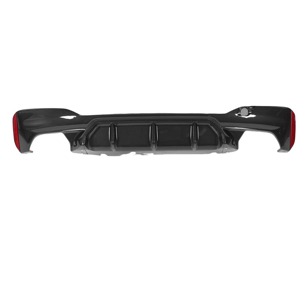Rear Bumper Diffuser Lip with Tow Hook Cover for M Competition High Performance Strong   Replacement for 5 Series G30 G31 M Sport M5