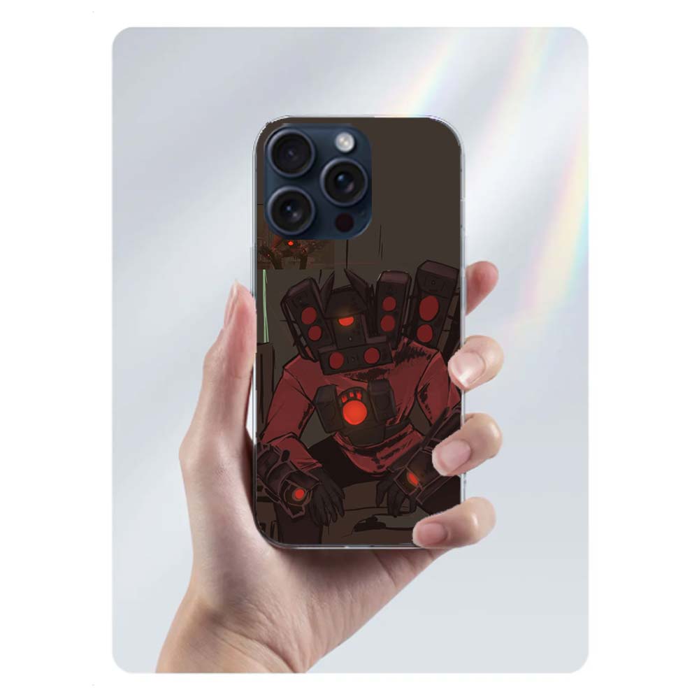 

Skibidi Toilet Clear Phone Case For Iphone 17 Air 16 Pro Max 15 Pro 14 Plus 17E 16E 11 13 12 Mini Cover Cases Fundas Cell TPU Ca iPhone 17