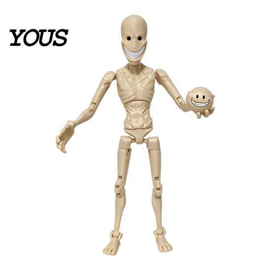 Articulated Horror Toys Figure, 3D Printed Posable Desktop Figurine, Movable Joint Figurines Theme Multi-Jointed Action Figures for Collectors,