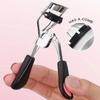 Eyelash Curler With Comb Eyelash Makeup Tool For Dramatic Curled Lashes, Home Use, Travel Portable, Girl Gift