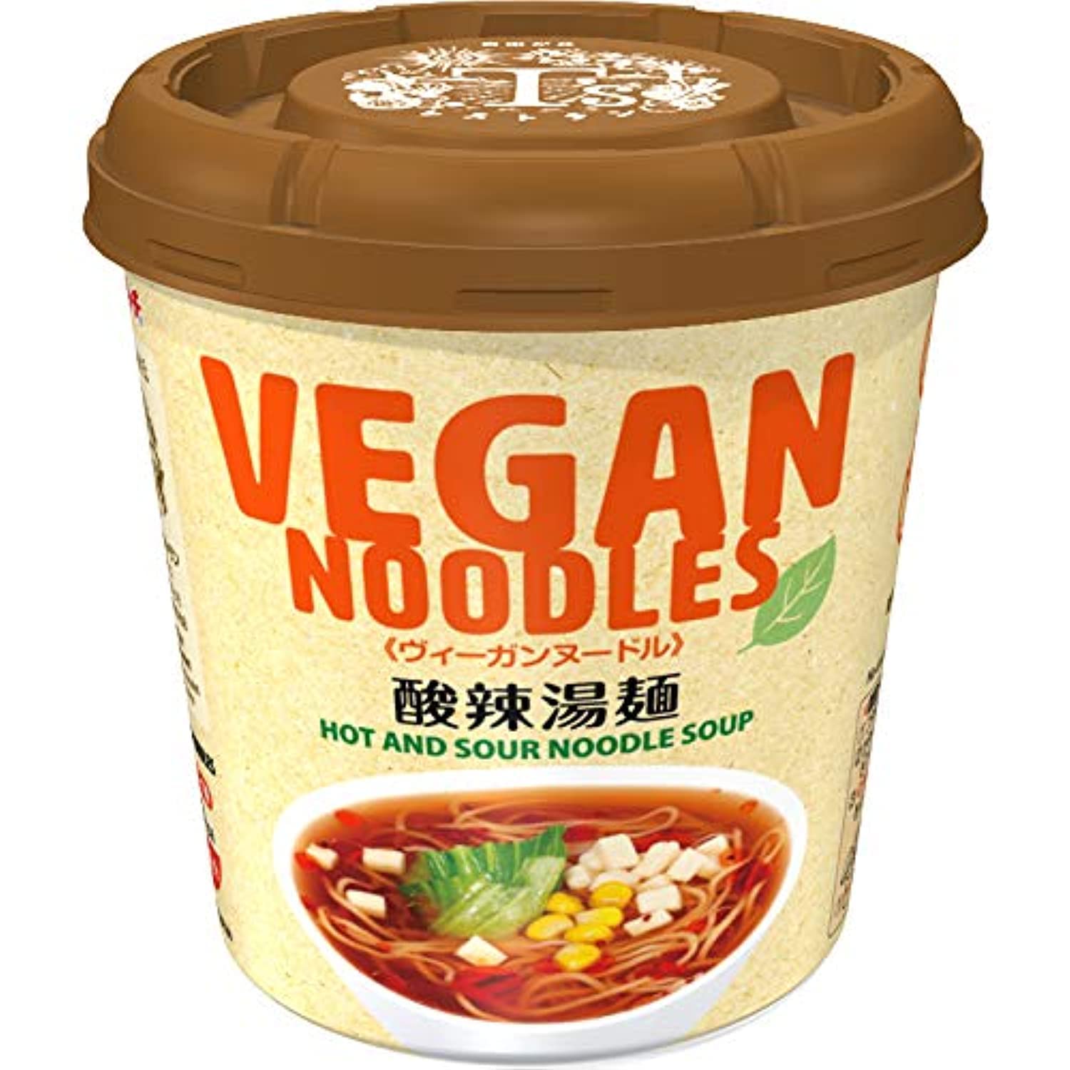 

New Touch Yamadai Vegan Noodles Hot and Sour Soup 56g x 12 packs Noodles,