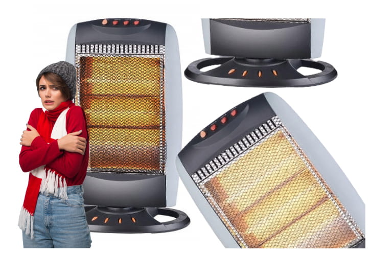 1200 W Electric Halogen Heater