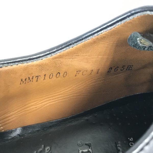 REGAL Imperial Goodyear Leather Wingtip Shoes 26.5E Black Business Shoes(USED)